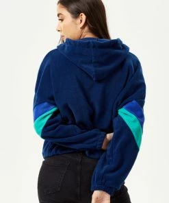 Liquorish Navy Fleece Hoodie Sweatshirt -Liquorish Sales Store f36267446cbc4d3d8428cdba38a46db8