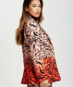 Liquorish Zebra Print Suit Blazer in Orange and Nude -Liquorish Sales Store f3a115ce73024e9caaf046e45e9c7ea5 scaled