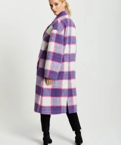 Liquorish Longline Coat in Pink and Navy Checks - Multicolour 12 Liquorish Longline Coat in Pink and Navy Checks - Multicolour -Liquorish Sales Store f789ab7be4aa41a9890ceb30a215db4e scaled