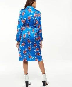 Liquorish Floral Print Shirt Dress in Bright Blue -Liquorish Sales Store fbed8d9a7b134328a39b9e0f2d31803d scaled