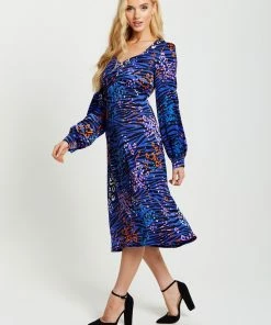 Liquorish Vivid Zebra Print Midi Dress with Sweetheart Neckline - Multicolour -Liquorish Sales Store fe7beca976844e8ab9fa66a0c8c53576 scaled